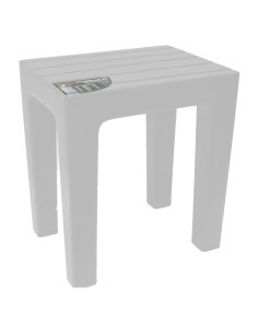 SGABELLO 130101 WOODY BIANCO H41,5CM