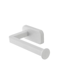 CUBIK PORTAROTOLO INOX BIANCO