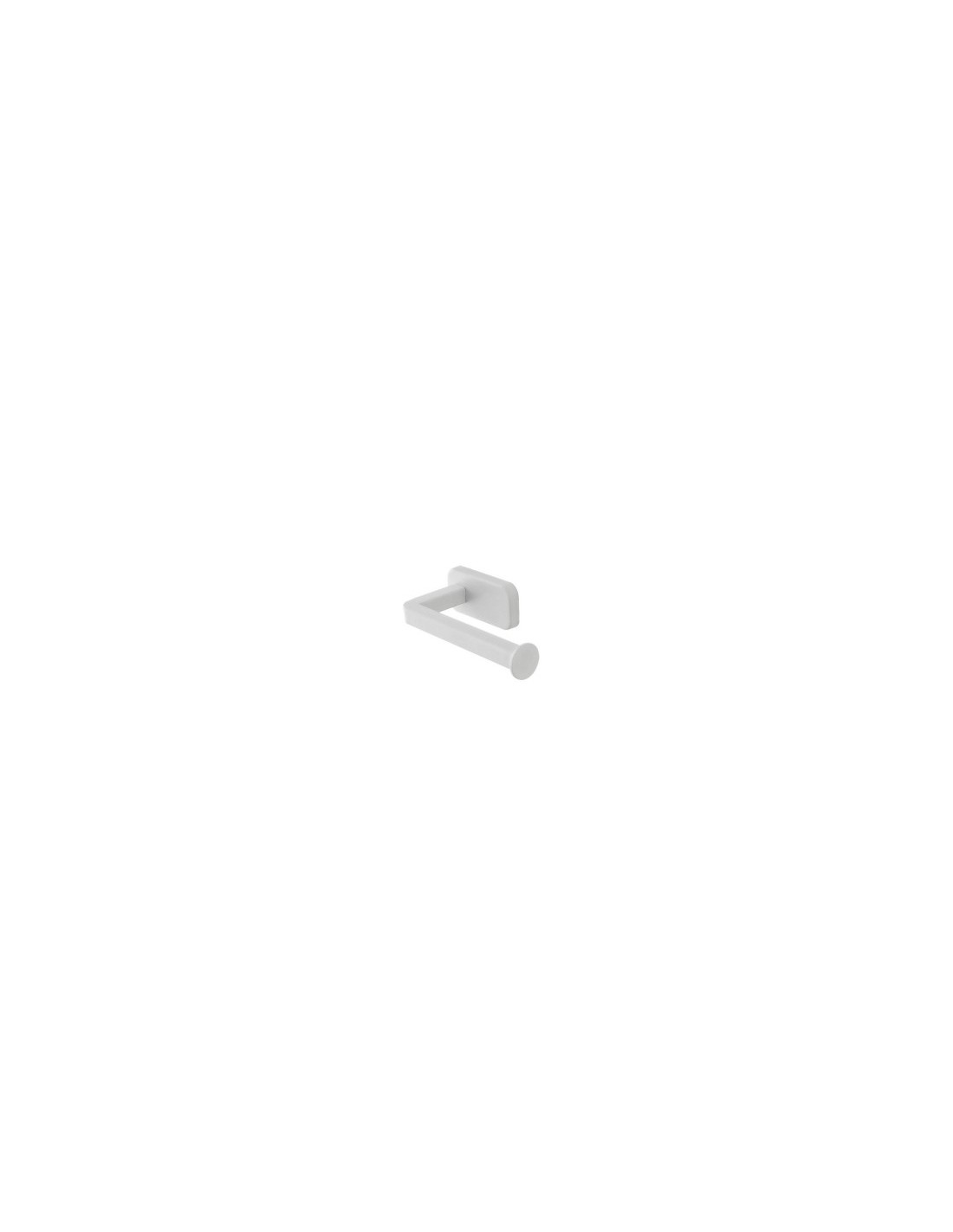 CUBIK PORTAROTOLO INOX BIANCO
