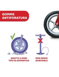 Chicco Balance Bike, Bicicletta Senza Pedali , Sella Manubrio Regolabili, Ultraleggero e Resistente, Pneumatici no Gonfiaggio