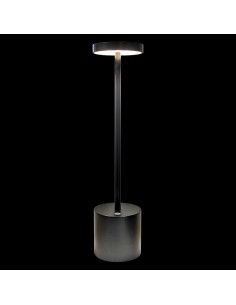 LAMPADA LED TOUCH NERA D8,5 H36 CM su TreG Ingrosso