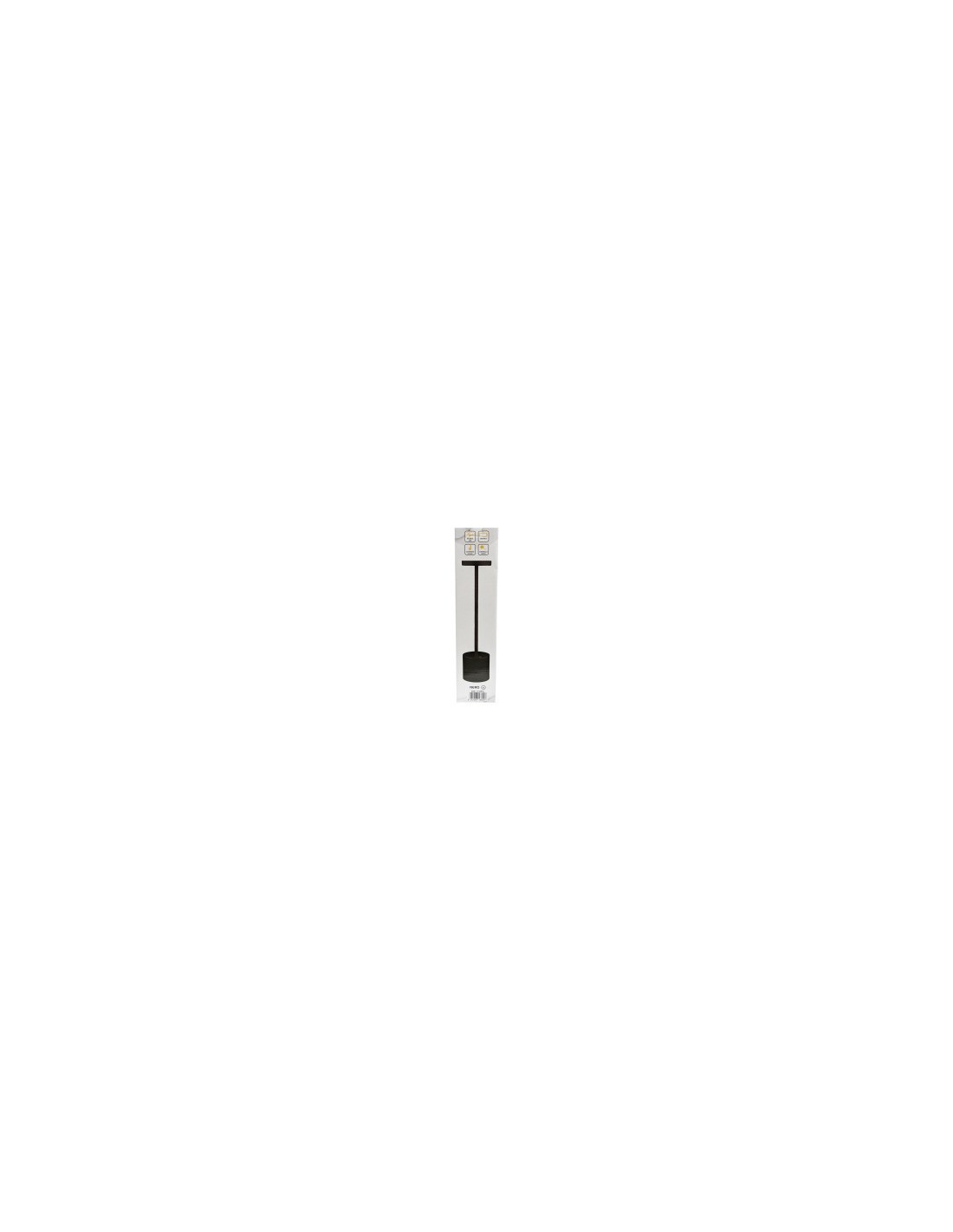 LAMPADA LED TOUCH NERA D8,5 H36 CM su TreG Ingrosso