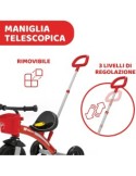 Chicco Triciclo U-GO Ducati - Triciclo Sportivo con Manico Telescopico e Sicurezza Avanzata