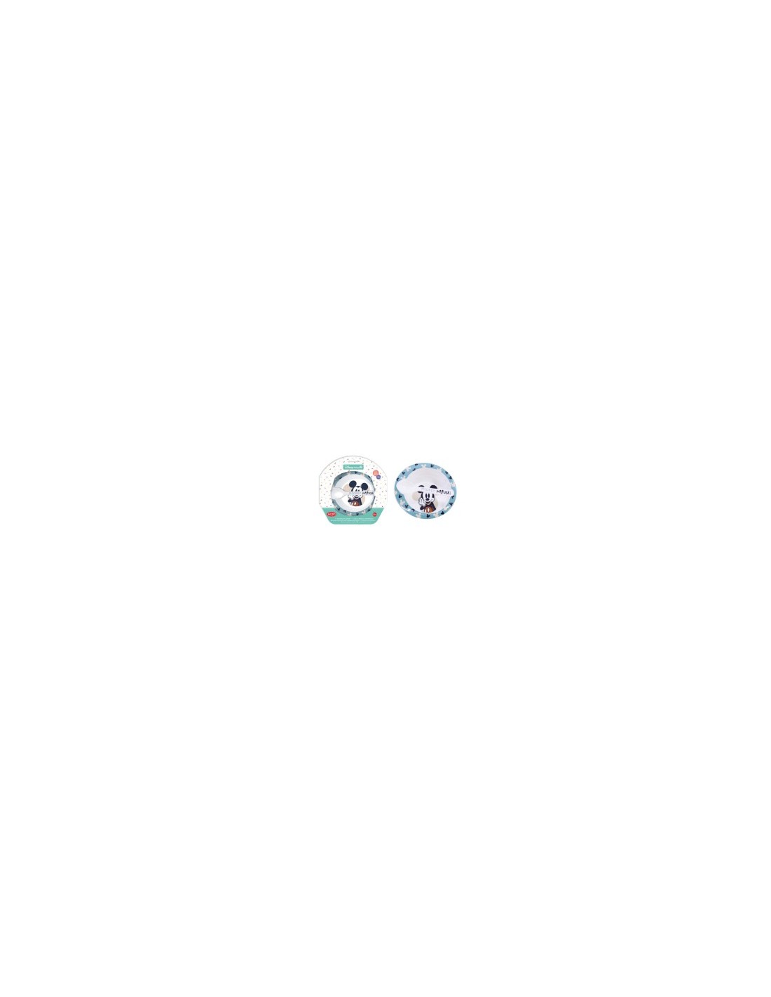 MICKEY ST10478 PIATTO+CUCCHIAIO PER MICROONDE