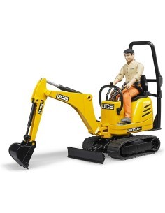 JCB MINI ESCAVATORE CON PERSONAGGIO 62002 BRUDER SPIELWAREN su TreG...