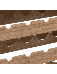 MOBILE PORTABOTTIGLIE 189646 ALIAJ 25P 60X30X160CM EFFETTO ROVERE NATU