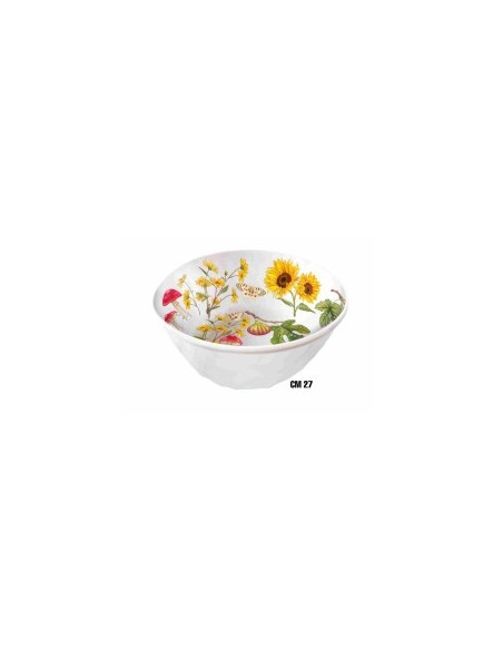 INSALATIERA FONDA 1645-3104 27X10CM FIORI E FRUTTA