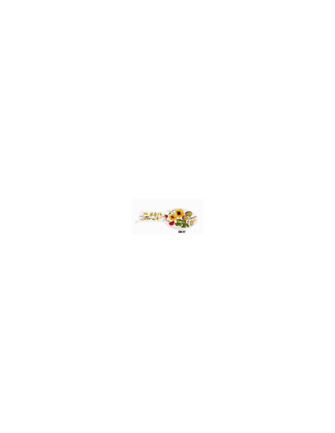 POGGIAMESTOLO PESANTE 1645-3170 27CM FIORI E FRUTTA