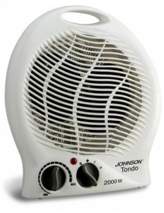 TERMOVENTILATORE TONDO DA TAVOLO JOHNSON su TreG Ingrosso