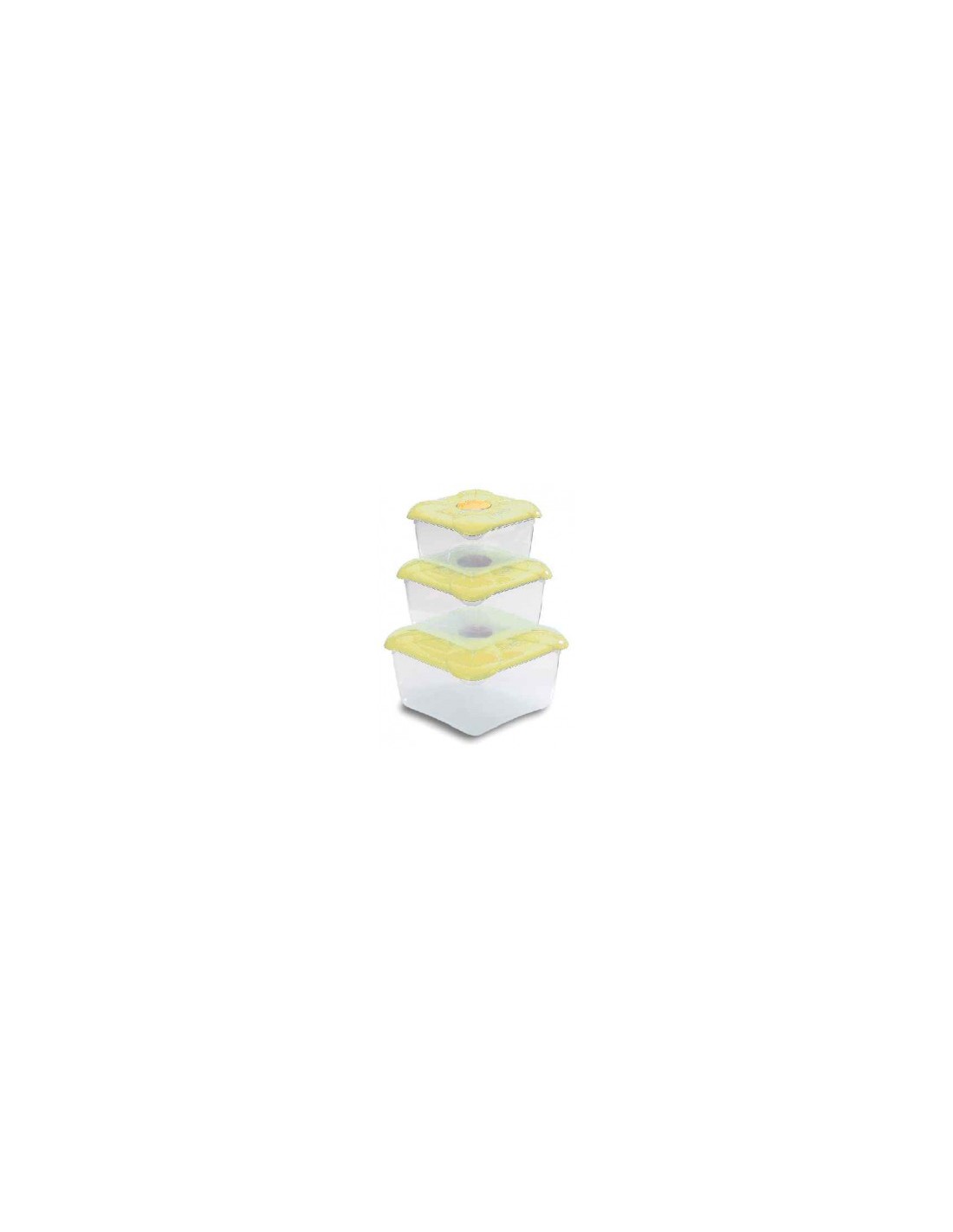 MARGHERITA SET 3 CONTENITORI QUADRATI BELLI E FORTI su TreG Ingrosso