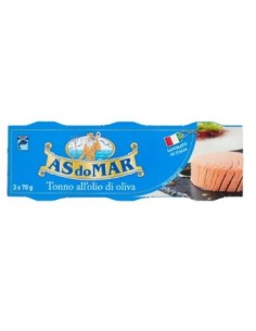 AS DO MAR TONNO OLIO 3X70GR