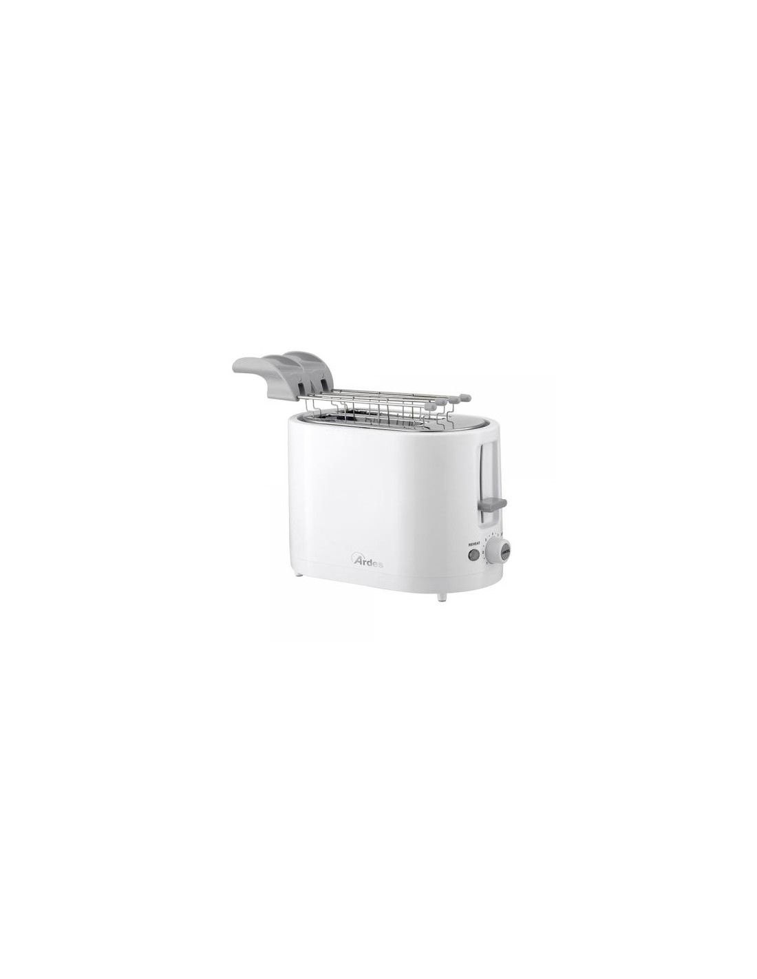 TOSTAPANE ARTOAST01 700W PINZE INOX BIANCO