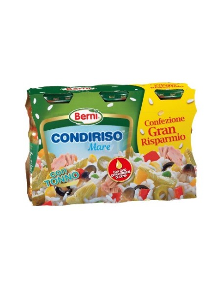 BERNI CONDIRISO MARE CON TONNO 3X300GR