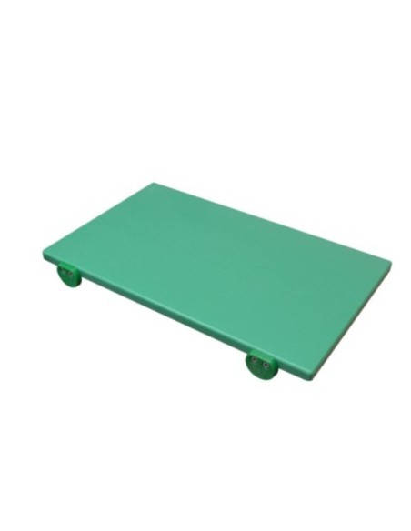 TAGLIERE VERDE 60X40X2CM CON 2 FERMI