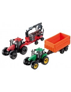 TRATTORE 61002 CON RIMORCHIO 1:27 su TreG Ingrosso