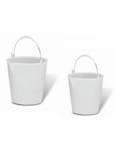 SECCHIO GIGANPLAST 15 LT BIANCO CON BECCO E MANICO 7250P4 su TreG I...