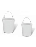 SECCHIO GIGANPLAST 15 LT BIANCO CON BECCO E MANICO 7250P4 su TreG I...
