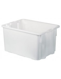 CESTONE GIGANPLAST CHIUSO 70 X 45 H 40 BIANCO 250P su TreG Ingrosso