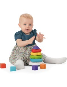 TORRE DEGLI ANELLI GIOCO 2 IN 1 CHICCO su TreG Ingrosso