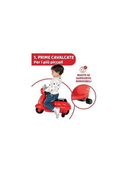 VESPA PRIMAVERA ROSSO CHICCO su TreG Ingrosso