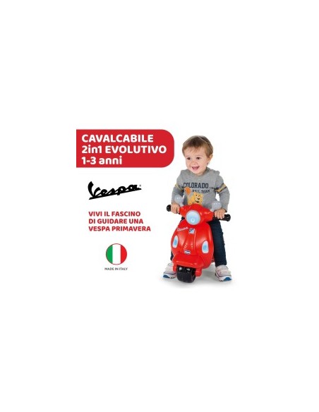VESPA PRIMAVERA ROSSO CHICCO su TreG Ingrosso