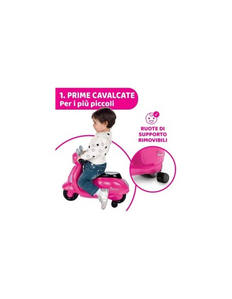 VESPA PRIMAVERA ROSA CHICCO su TreG Ingrosso