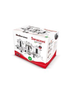 MEDITERRANEA BATTERIA 24 PEZZI BARAZZONI su TreG Ingrosso