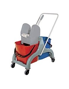 CARRELLO JACKV 2 SECCHI E STRIZZATORE 34 LT LA BRIANTINA su TreG In...