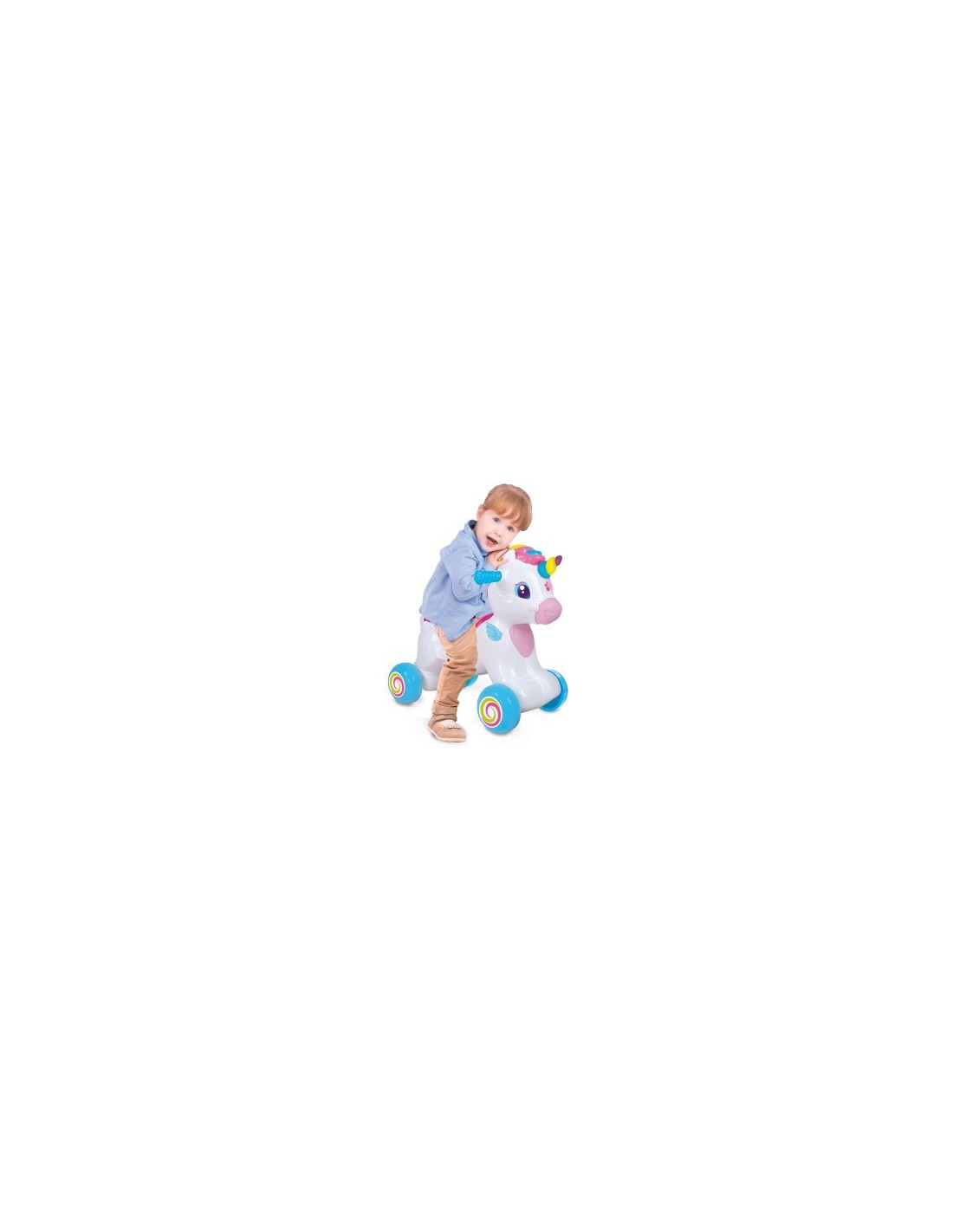 BABY NUVOLA DOLCE UNICORNO CAVALCABILE 17753 CLEMENTONI su TreG Ing...