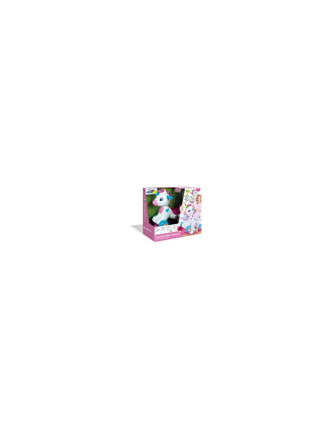 BABY NUVOLA DOLCE UNICORNO CAVALCABILE 17753 CLEMENTONI su TreG Ing...