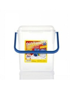 FUSTINO UNIVERSALE IN PLASTICA TRASPARENTE 5 KG su TreG Ingrosso