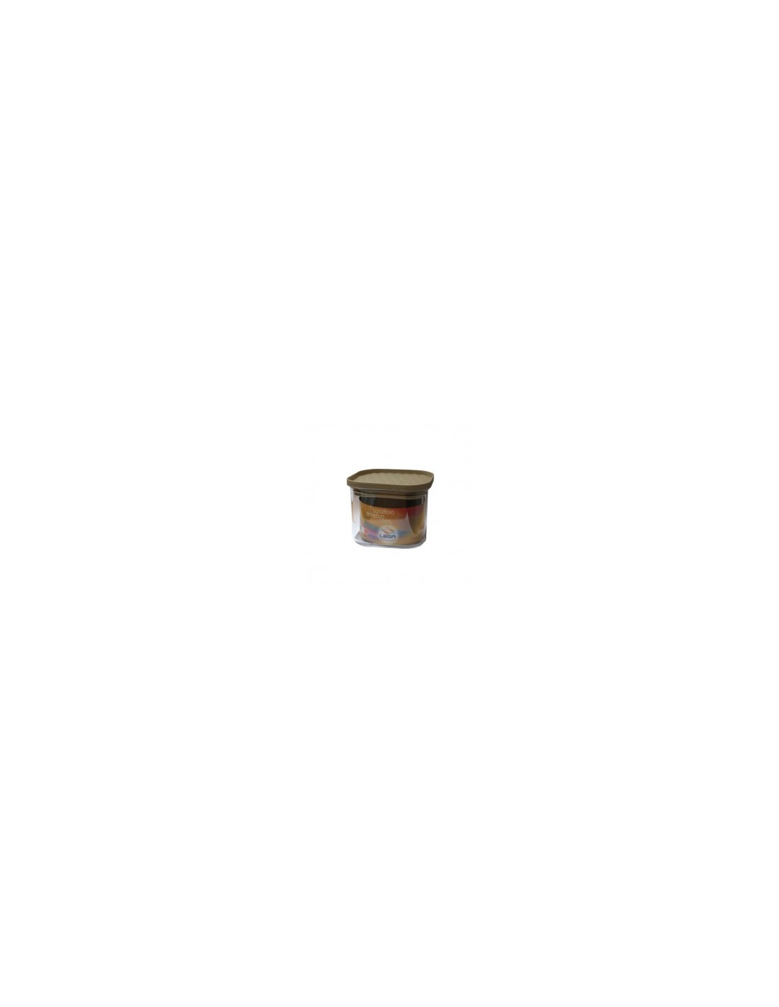 BARATTOLO OVALE BASSO CON COPERCHIO 0,6 LT LEGA su TreG Ingrosso