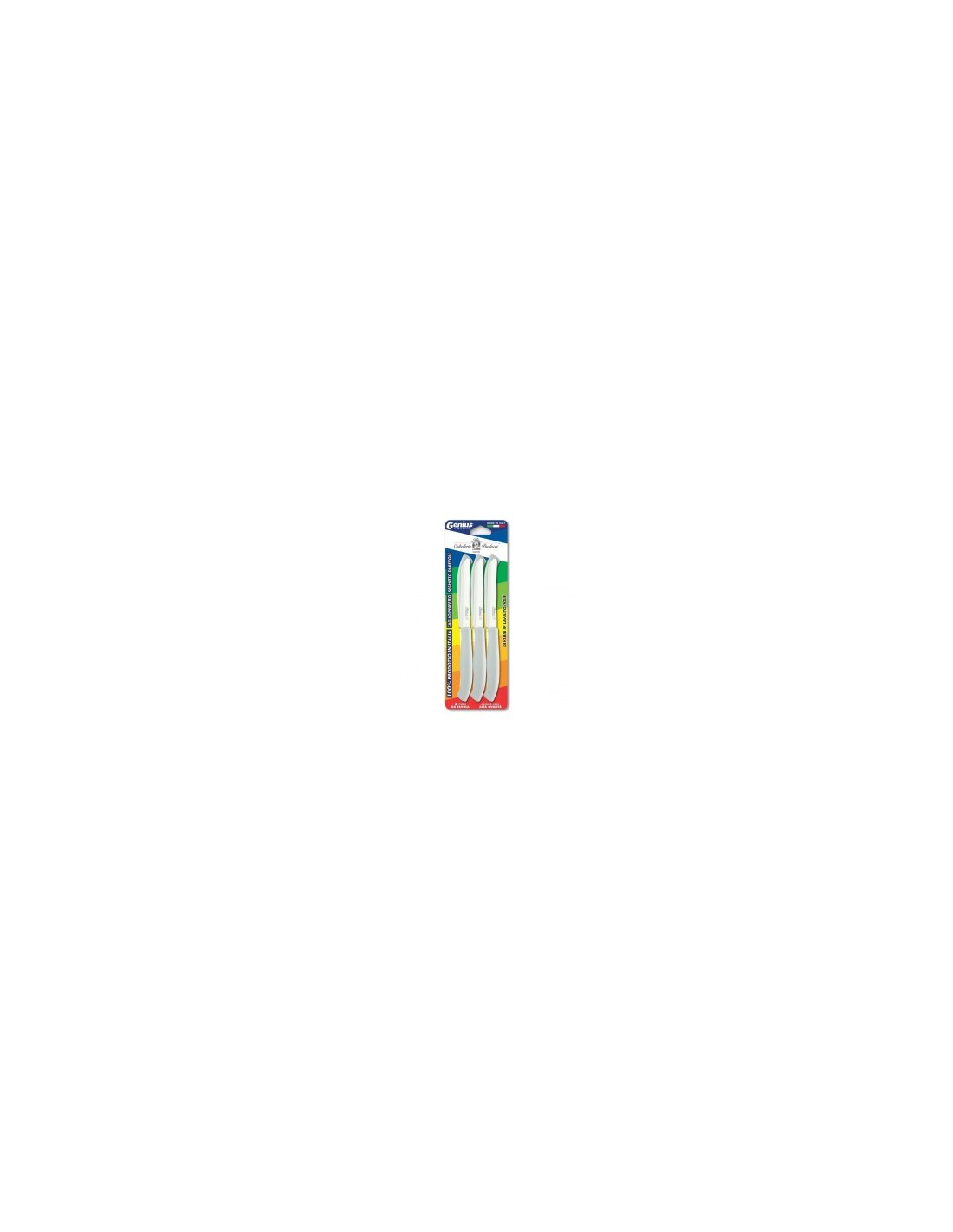 CONFEZIONE 6 COLTELLI DA TAVOLA COLORI ASSORTITI 4803 PAOLUCCI su T...