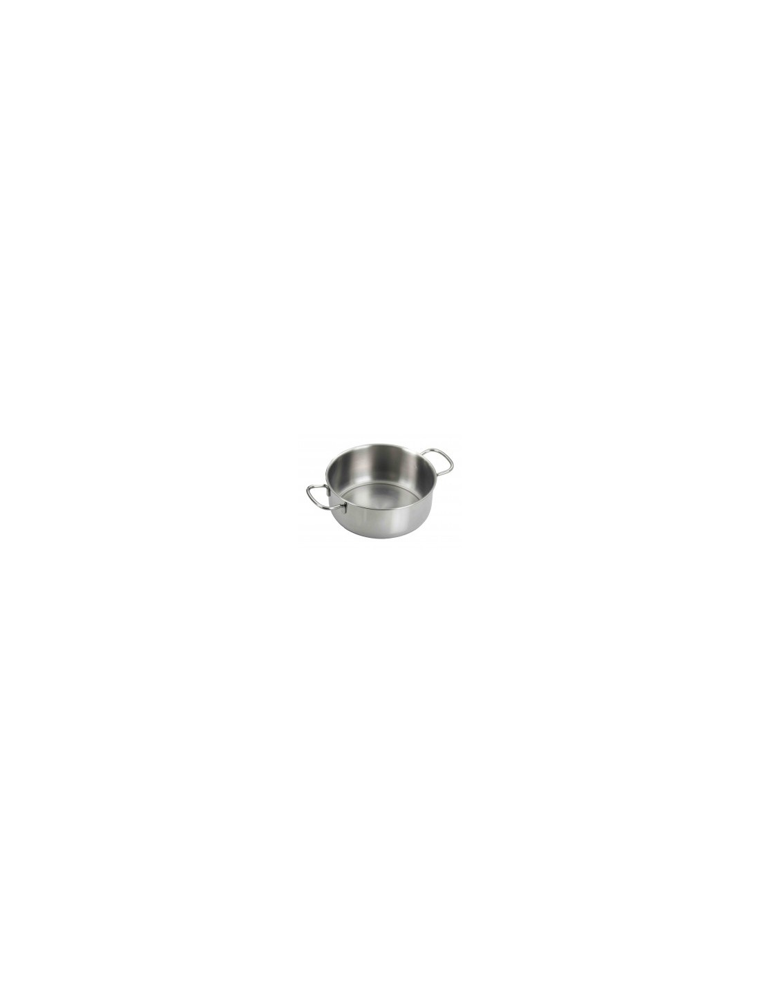 ECOLINE CASSERUOLA 2 MANICI INOX 24 CM PINTINOX su TreG Ingrosso