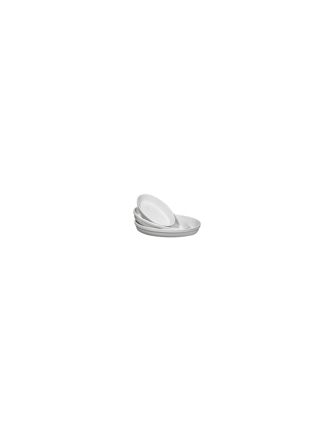 ROMA PIROFILA OVALE 46CM BIANCO SATURNIA su TreG Ingrosso