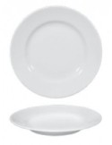 TIVOLI PIATTO PIANO BIANCO 24CM SATURNIA su TreG Ingrosso
