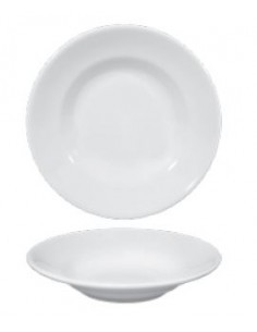 TIVOLI PIATTO FONDO 23.5CM BIANCO SATURNIA su TreG Ingrosso