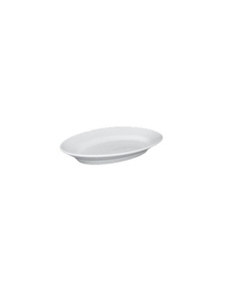 TIVOLI PIATTO OVALE 25 CM BIANCO SATURNIA su TreG Ingrosso