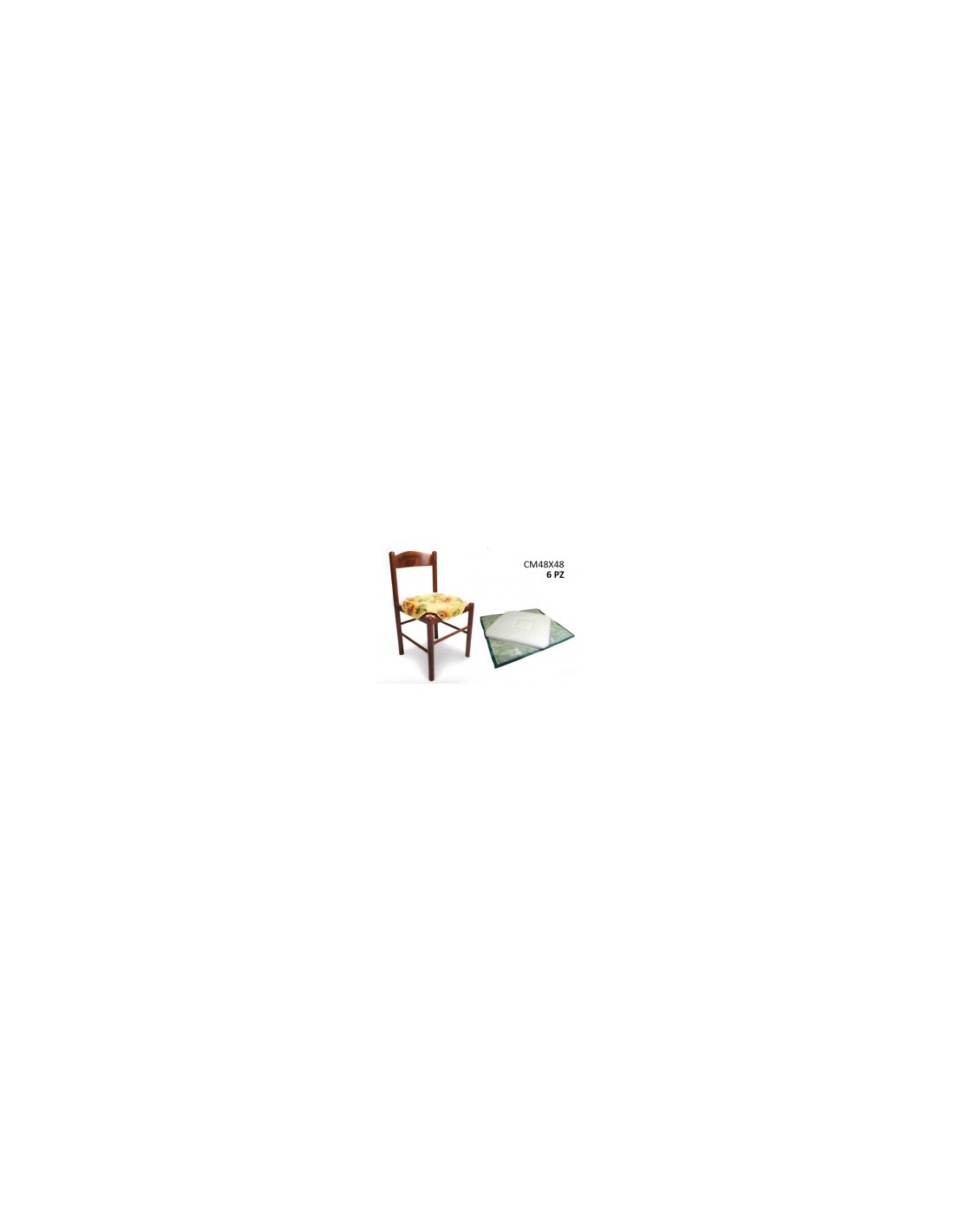 SET 6 CUSCINI PER SEDIA JOLLY GEMITEX su TreG Ingrosso