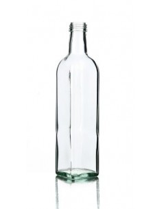 MARASCA BOTTIGLIA 50 CL TRASPARENTE CON TAPPO IN METALLO su TreG In...