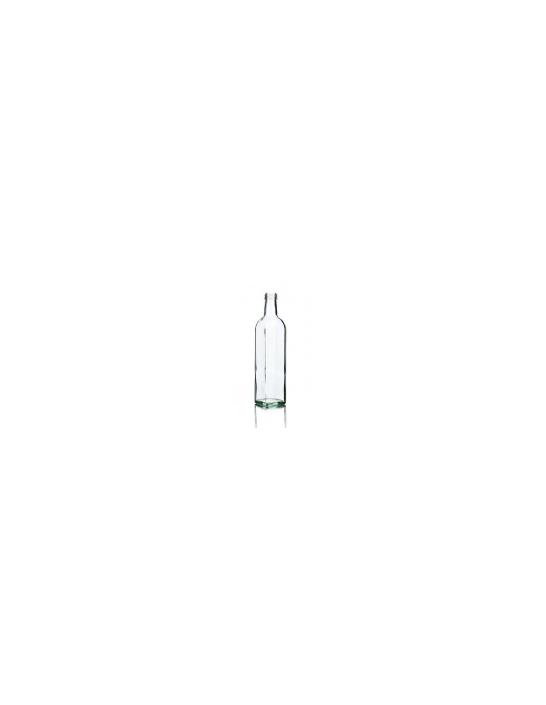 MARASCA BOTTIGLIA 50 CL TRASPARENTE CON TAPPO IN METALLO su TreG In...
