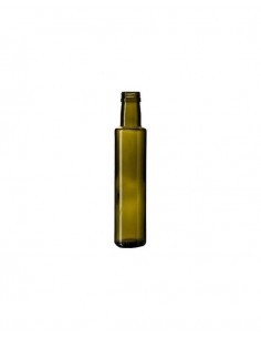 BOTTIGLIA DORICA 750ML TONDA CON TAPPO IN VETRO su TreG Ingrosso
