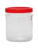ORTES VASO IN VETRO 3,5 KG CON TAPPO ROSSO A VITE su TreG Ingrosso