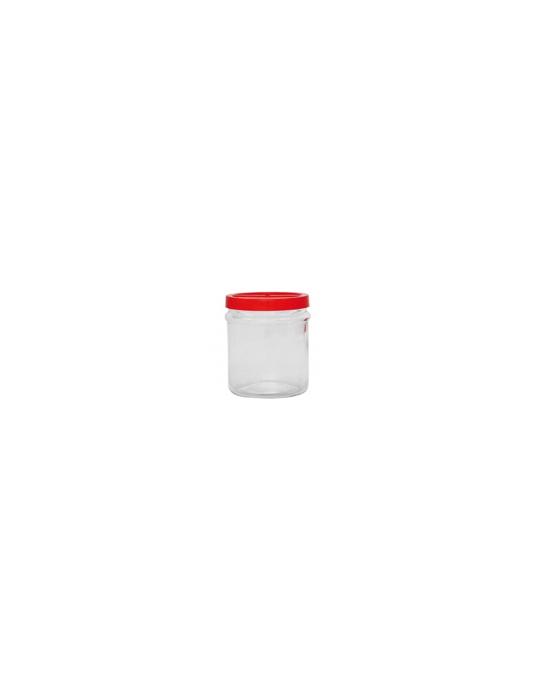 ORTES VASO IN VETRO 3,5 KG CON TAPPO ROSSO A VITE su TreG Ingrosso