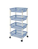 MITO CARRELLO PORTAVERDURE IN PLASTICA 4 CESTE TONTARELLI su TreG I...