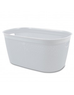 CESTA BF30403 INTRECCIO L BIANCO su TreG Ingrosso