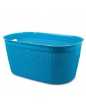 CESTA BF30404 INTRECCIO L OTTANIO/BLU AVION su TreG Ingrosso