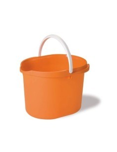 UNICO SECCHIO OVALE IN PLASTICA 15 LT COLORI ASSORTITI BELLI E FORT...