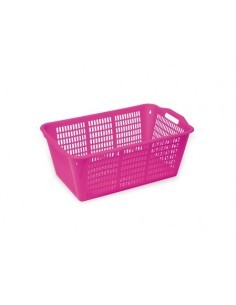 CESTINO MILLEUSI FORATO IN PLASTICA 20 LT ECOPLAST su TreG Ingrosso