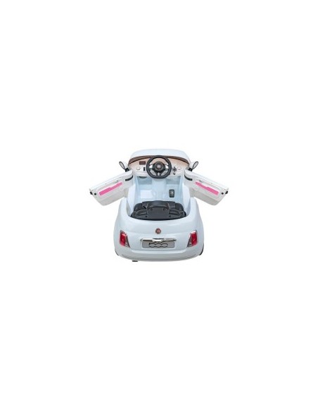 AUTO FIAT 500E BIANCA 12V CON TELECOMANDO su TreG Ingrosso